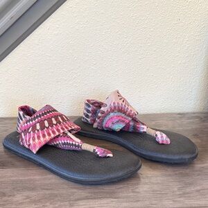 Sanuk Yoga Sling Sandals Size 7 NWOT
